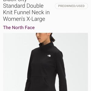 The North Face Women's Black Funnel Neck Sweater